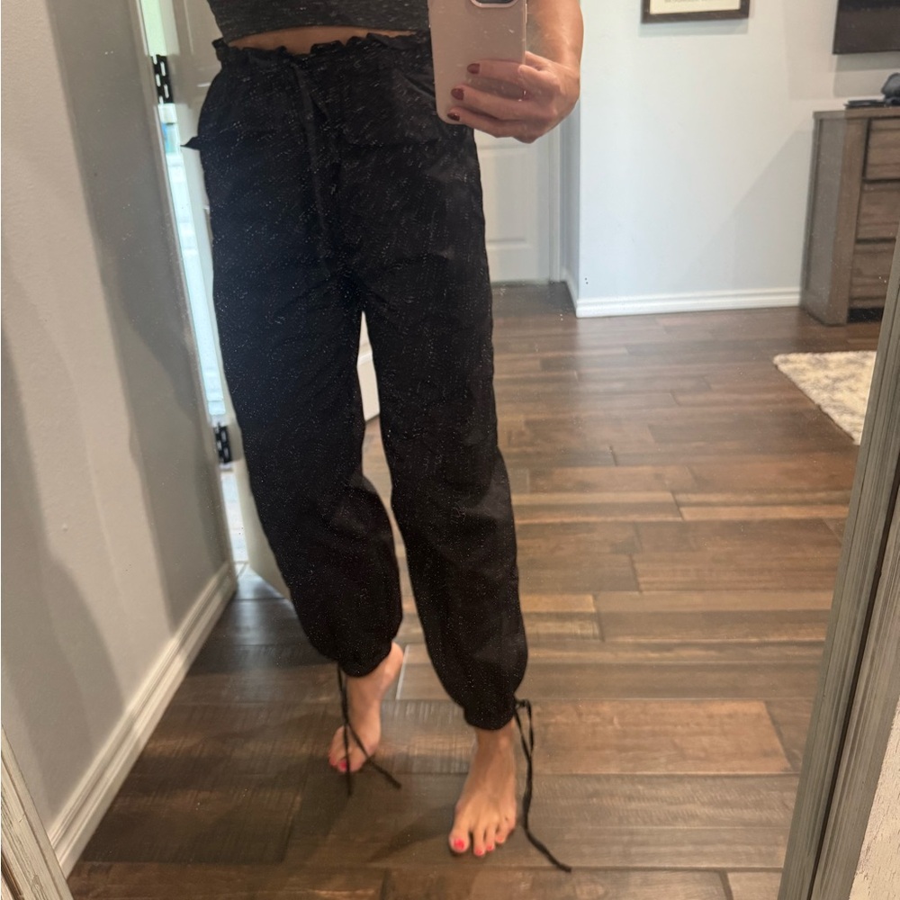 Gianni Bini Charcoal Elastic Waist Pants